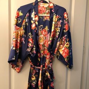 Floral Bath Robe